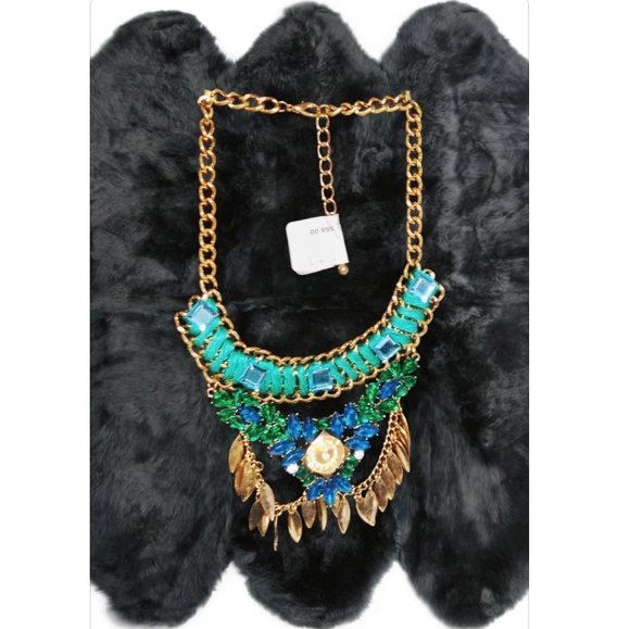 Multicolor Statement Necklace - Picture 2 of 7